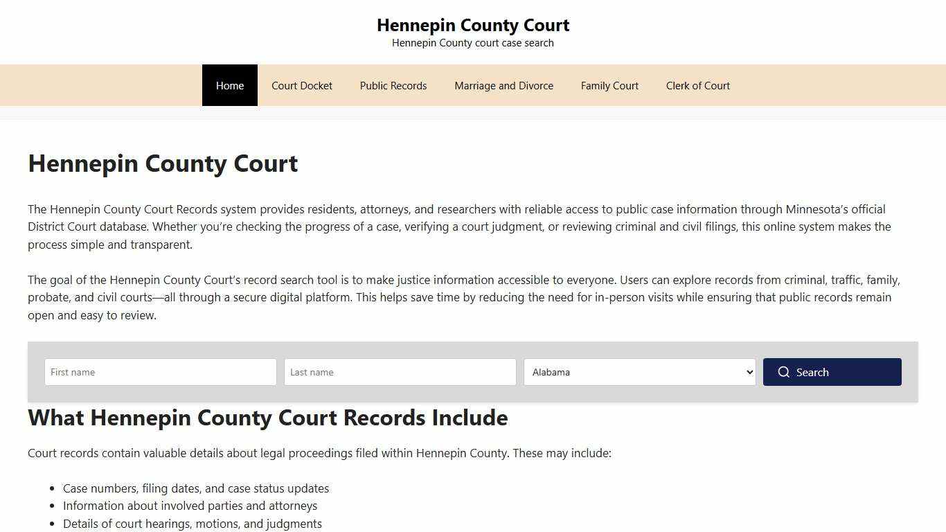 Hennepin County Court