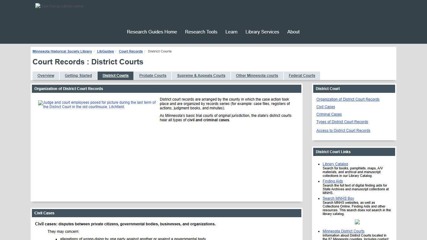 District Courts - Court Records - LibGuides at Minnesota Historical Society Library